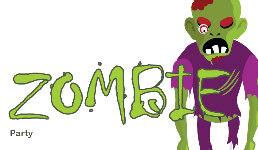 Campaign sign: Zombie Party