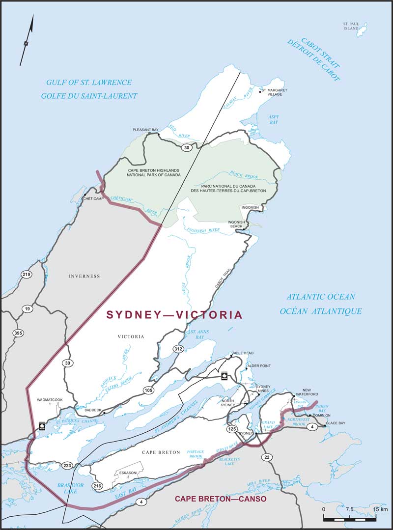 Map of Sydney—Victoria electoral district