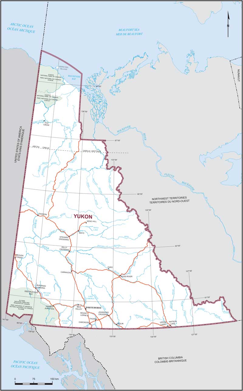 Map of Yukon electoral district