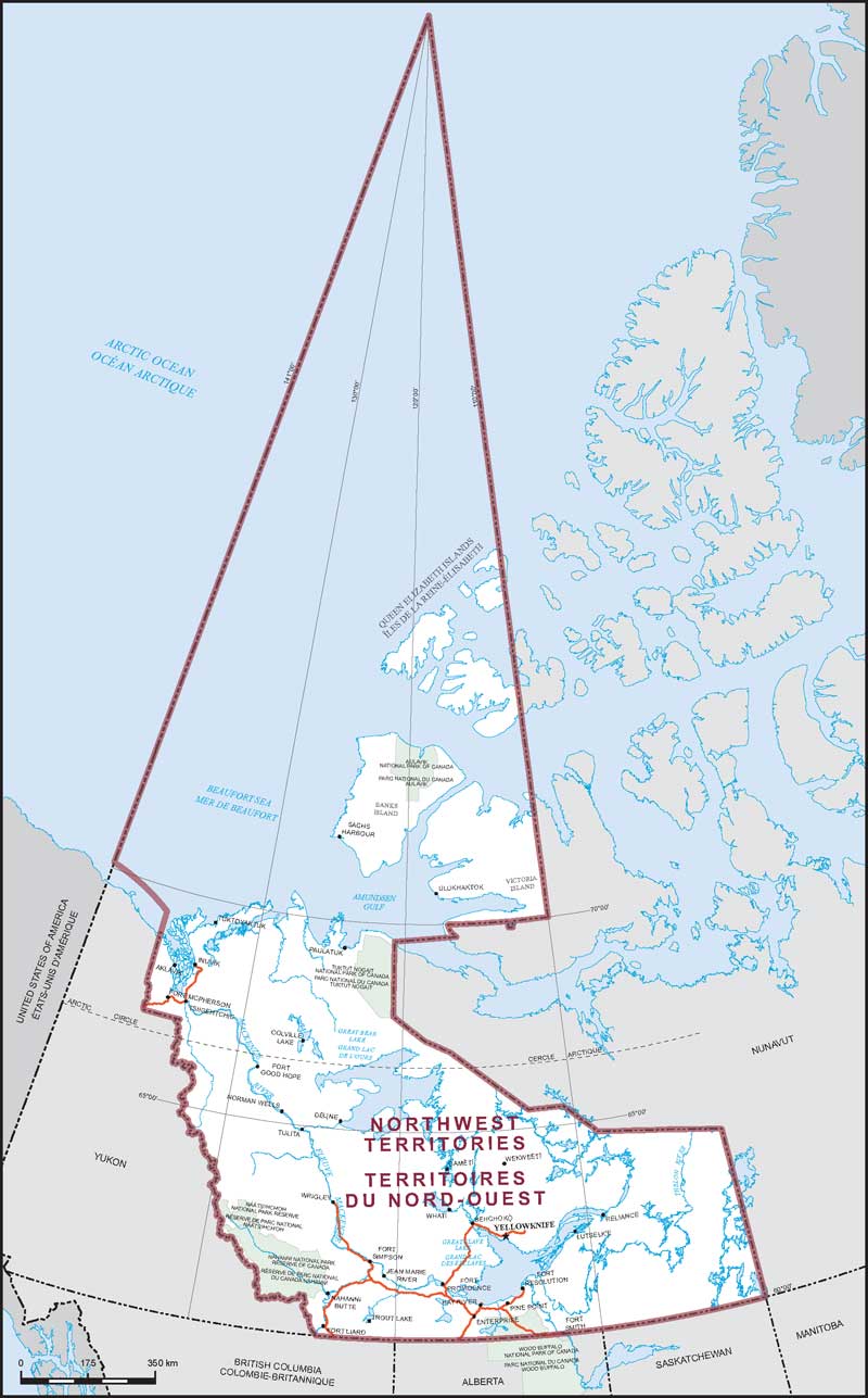 Map of Northwest Territories electoral district