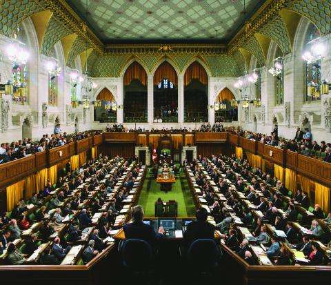 Photograph of Canada’s House of Commons.